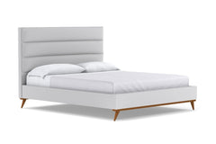 Cooper Upholstered Bed :: Leg Finish: Pecan / Size: California King
