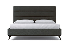 Cooper Upholstered Bed :: Leg Finish: Espresso / Size: Queen Size