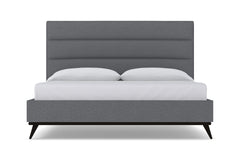 Cooper Upholstered Bed :: Leg Finish: Espresso / Size: Queen Size