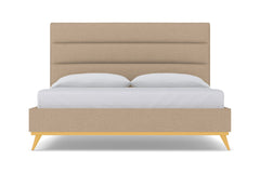 Cooper Upholstered Bed :: Leg Finish: Natural / Size: California King