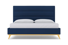 Cooper Upholstered Bed :: Leg Finish: Natural / Size: Full Size