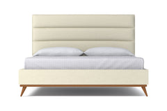 Cooper Upholstered Bed :: Leg Finish: Pecan / Size: California King