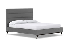 Cooper Upholstered Bed :: Leg Finish: Espresso / Size: Queen Size