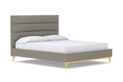 Cooper Upholstered Bed :: Leg Finish: Natural / Size: Queen Size