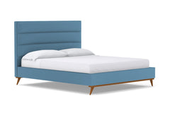 Cooper Upholstered Bed :: Leg Finish: Pecan / Size: Full Size