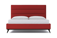 Cooper Upholstered Bed :: Leg Finish: Espresso / Size: Queen Size
