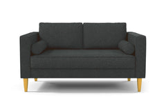 Delilah Apartment Size Sofa :: Leg Finish: Natural / Size: Apartment Size - 74"w