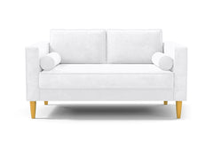 Delilah Apartment Size Sofa :: Leg Finish: Natural / Size: Apartment Size - 74"w