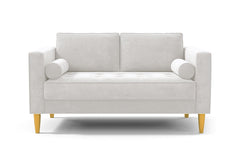 Delilah Loveseat :: Leg Finish: Natural / Size: Loveseat - 60"w