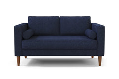 Delilah Apartment Size Sofa :: Leg Finish: Pecan / Size: Apartment Size - 74"w