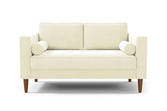 Delilah Apartment Size Sofa :: Leg Finish: Pecan / Size: Apartment Size - 74"w