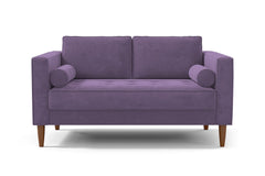 Delilah Apartment Size Sofa :: Leg Finish: Pecan / Size: Apartment Size - 74"w