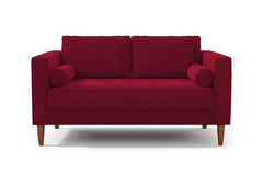 Delilah Apartment Size Sofa :: Leg Finish: Pecan / Size: Apartment Size - 74"w