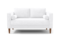 Delilah Apartment Size Sofa :: Leg Finish: Pecan / Size: Apartment Size - 74"w