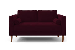 Delilah Apartment Size Sofa :: Leg Finish: Pecan / Size: Apartment Size - 74"w