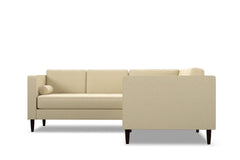Delilah 2pc L-Sectional Sofa :: Leg Finish: Espresso