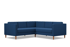 Delilah 2pc L-Sectional Sofa :: Leg Finish: Pecan