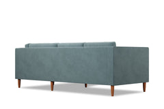 Delilah 2pc L-Sectional Sofa :: Leg Finish: Pecan