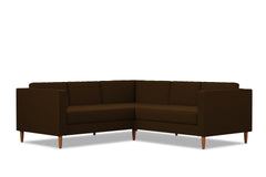 Delilah 2pc L-Sectional Sofa :: Leg Finish: Pecan