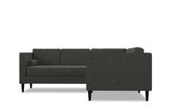 Delilah 2pc L-Sectional Sofa :: Leg Finish: Espresso