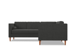 Delilah 2pc L-Sectional Sofa :: Leg Finish: Pecan