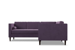 Delilah 2pc L-Sectional Sofa :: Leg Finish: Espresso