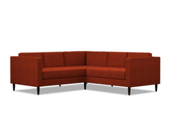 Delilah 2pc L-Sectional Sofa :: Leg Finish: Espresso