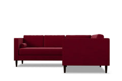Delilah 2pc L-Sectional Sofa :: Leg Finish: Espresso