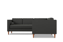 Delilah 2pc L-Sectional Sofa :: Leg Finish: Pecan