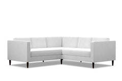 Delilah 2pc L-Sectional Sofa :: Leg Finish: Espresso