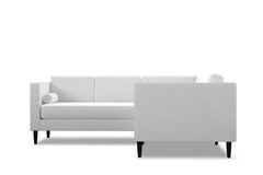 Delilah 2pc L-Sectional Sofa :: Leg Finish: Espresso