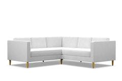 Delilah 2pc L-Sectional Sofa :: Leg Finish: Natural