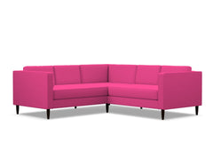 Delilah 2pc L-Sectional Sofa :: Leg Finish: Espresso