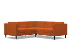 Delilah 2pc L-Sectional Sofa :: Leg Finish: Espresso