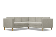 Delilah 2pc L-Sectional Sofa :: Leg Finish: Natural
