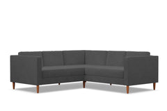 Delilah 2pc L-Sectional Sofa :: Leg Finish: Pecan
