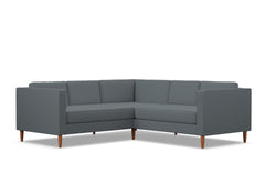 Delilah 2pc L-Sectional Sofa :: Leg Finish: Pecan