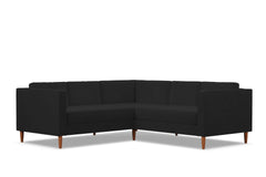 Delilah 2pc L-Sectional Sofa :: Leg Finish: Pecan