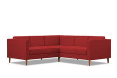 Delilah 2pc L-Sectional Sofa :: Leg Finish: Pecan