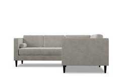 Delilah 2pc L-Sectional Sofa :: Leg Finish: Espresso