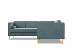 Delilah 2pc L-Sectional Sofa :: Leg Finish: Natural