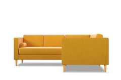 Delilah 2pc L-Sectional Sofa :: Leg Finish: Natural