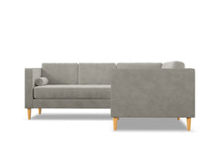Delilah 2pc L-Sectional Sofa :: Leg Finish: Natural