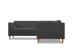Delilah 2pc L-Sectional Sofa :: Leg Finish: Pecan
