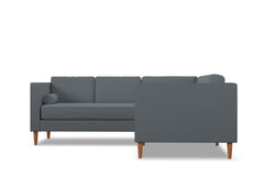 Delilah 2pc L-Sectional Sofa :: Leg Finish: Pecan