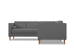 Delilah 2pc L-Sectional Sofa :: Leg Finish: Pecan