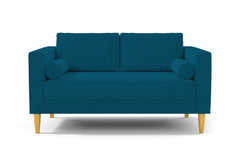 Delilah Apartment Size Sofa :: Leg Finish: Natural / Size: Apartment Size - 74"w