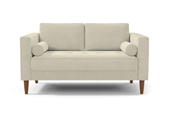 Delilah Apartment Size Sofa :: Leg Finish: Pecan / Size: Apartment Size - 74"w