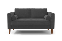 Delilah Apartment Size Sofa :: Leg Finish: Pecan / Size: Apartment Size - 74"w