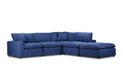 Ashton 5pc Modular Sectional with Ottoman